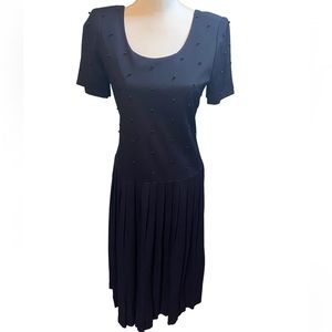 Beautiful Vintage black dress by  Donna Ricco .